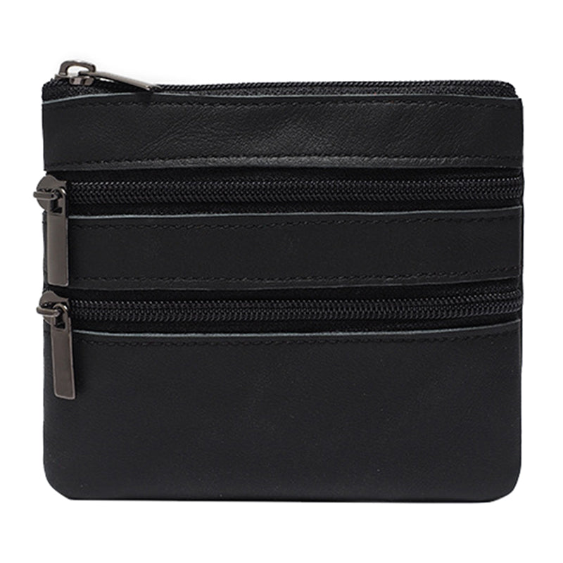 AP201 Stylish Cowhide Leather Small Wallet Zipper Pocket Design Cards Coins Cash Holder Purse AP201 Stylish Cowhide Leather Small Wallet Zipper Pocket Design Cards Coins Cash Holder Purse